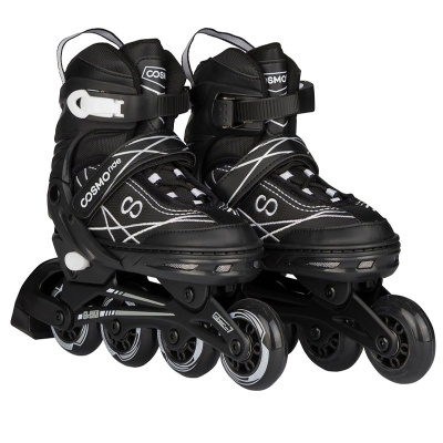 Ролики Freerider черно-белый Cosmoride SKCR25ED 31-34 размер 1